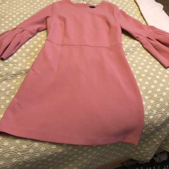 SOLD Ann Taylor pink Flare dress size 8 - Picture 2 of 6